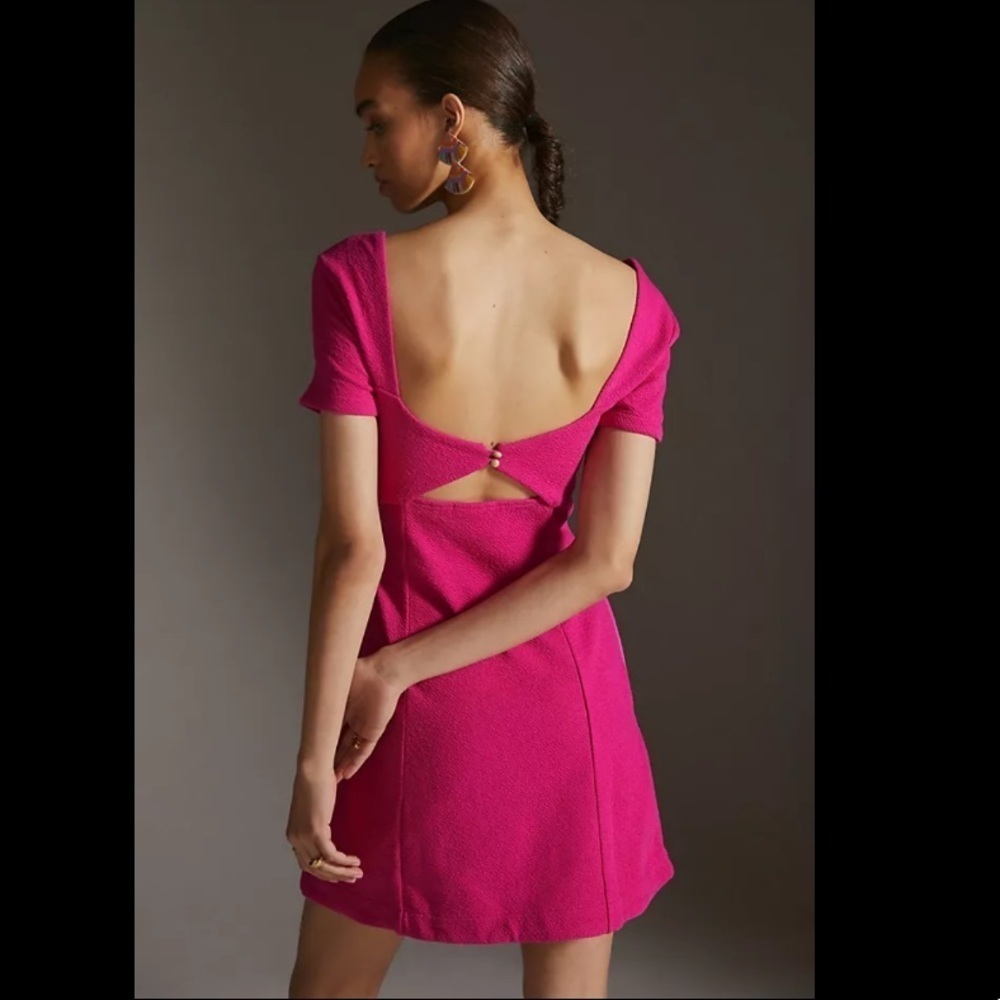 🌟LAST ONE🌟 Anthropologie NWT Maeve Cut-Out Mini Dress Size XL. - Picture 3 of 9